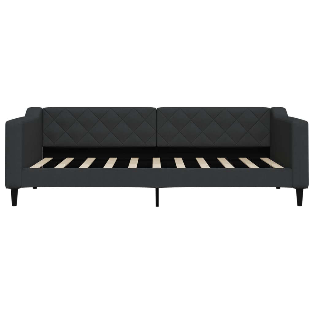 vidaXL Slaapbank met matras 90x190 cm stof zwart, foto 4