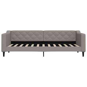 Válenda s přistýlkou taupe 80 x 200 cm textil - obrázek 5