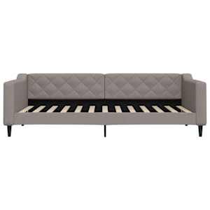 Válenda s přistýlkou taupe 90 x 200 cm textil - obrázek 5