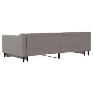 Válenda s přistýlkou taupe 100 x 200 cm textil - obrázek 9