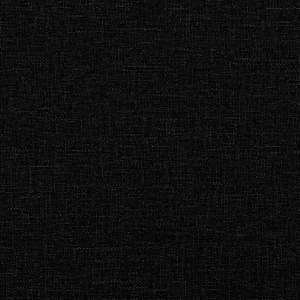 Válenda s přistýlkou černá 100 x 200 cm textil - obrázek 10