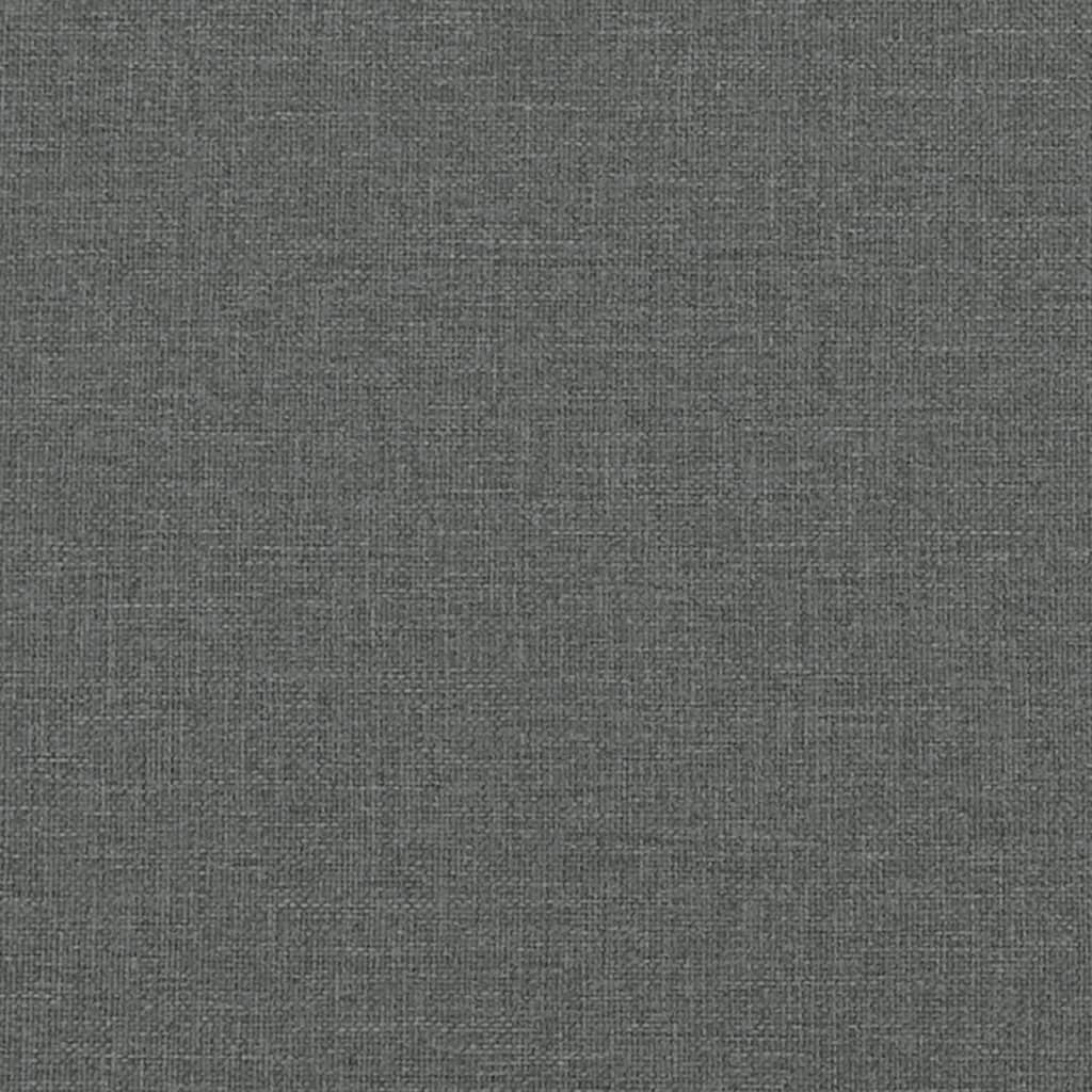 Uttrekkbar dagseng med skuffer mørkegrå 90x190 cm stoff - Bilde 9