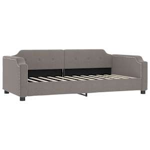 Válenda s přistýlkou a matracemi taupe 100 x 200 cm textil - obrázek 4