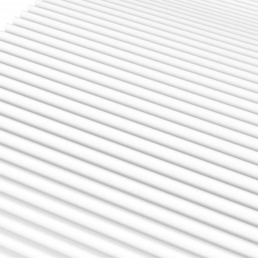 Dagseng med madrass lysegrå 90x190 cm stoff - Bilde 8