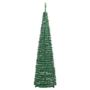 Umělý vánoční stromek pop-up 50 LED diod zelený 120 cm - obrázek 6