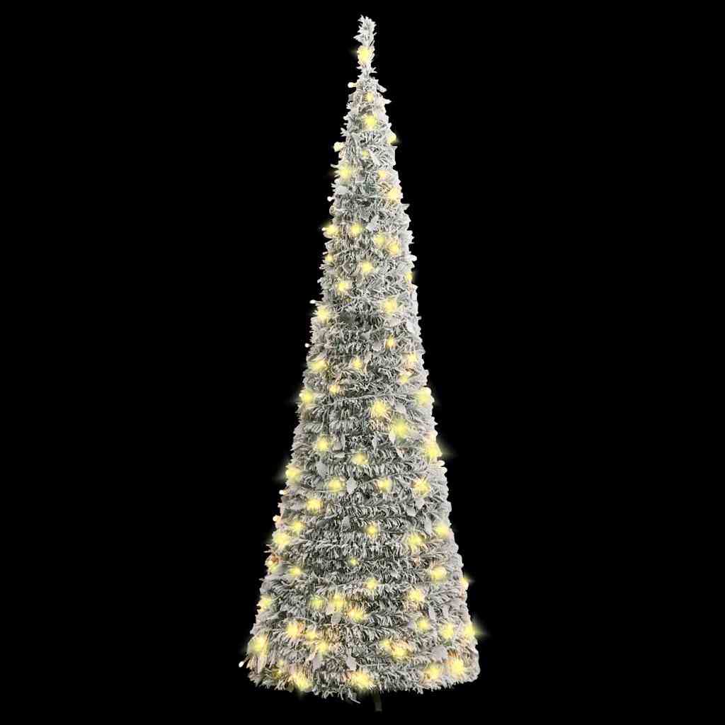 Thumbnail - vidaXL Pop-Up-Weihnachtsbaum Künstlich Beschneit 50 LEDs 120 cm