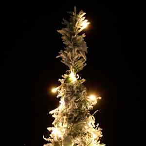 Umělý vánoční stromek pop-up zasněžený 50 LED diod 120 cm - obrázek 3