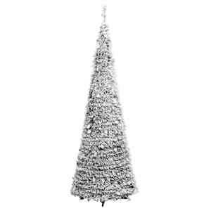 Umělý vánoční stromek pop-up zasněžený 100 LED diod 150 cm - obrázek 6