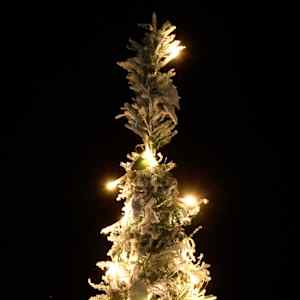 Umělý vánoční stromek pop-up zasněžený 150 LED diod 180 cm - obrázek 3