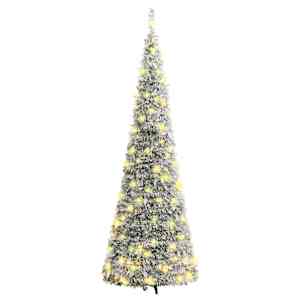 Umělý vánoční stromek pop-up zasněžený 150 LED diod 180 cm - obrázek 5