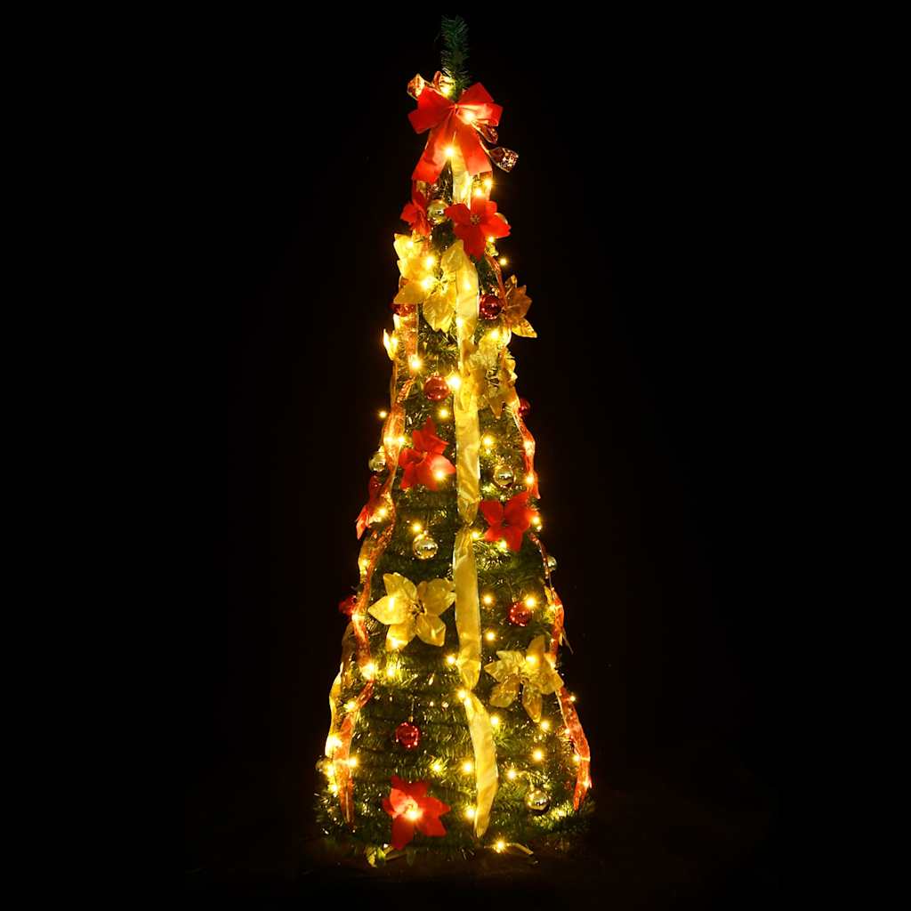 Thumbnail - vidaXL Pop-Up-Weihnachtsbaum Künstlich 200 LEDs Grün 210 cm
