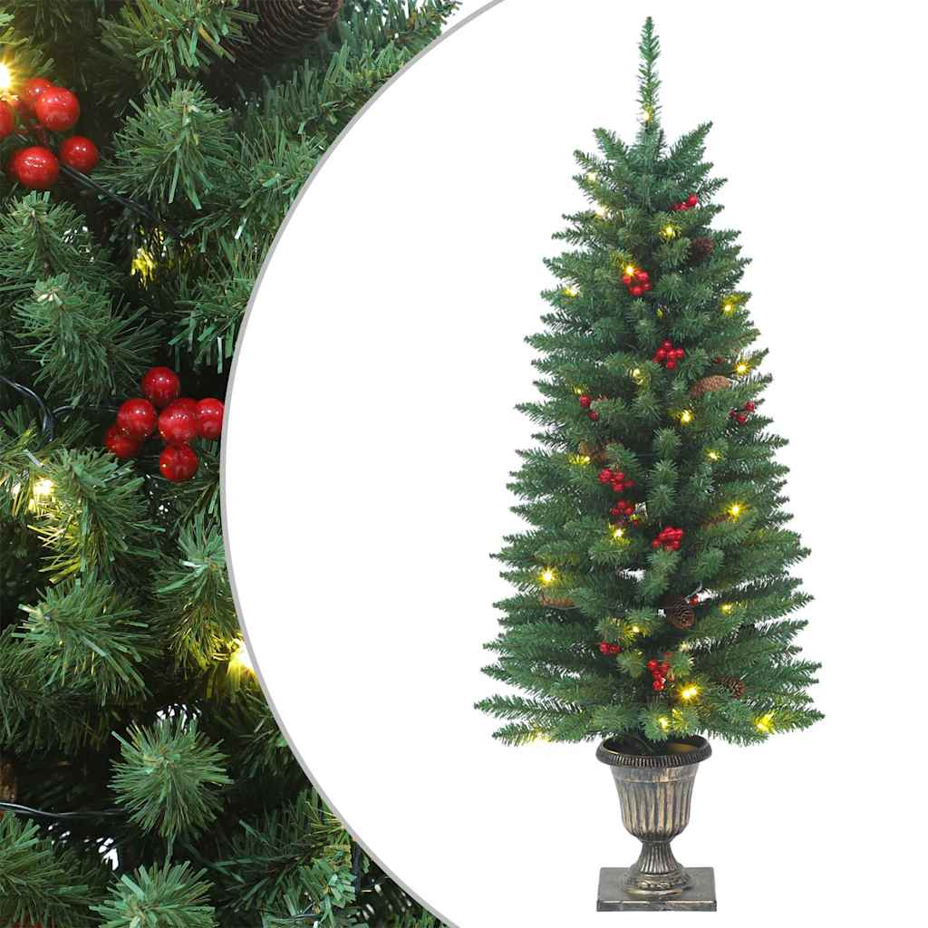 Thumbnail - vidaXL Künstliche Weihnachtsbäume 2 Stk. 100 LEDs Grün 120 cm