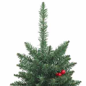 Umělé vánoční stromky 2 ks 100 LED diod zelené 120 cm - obrázek 5