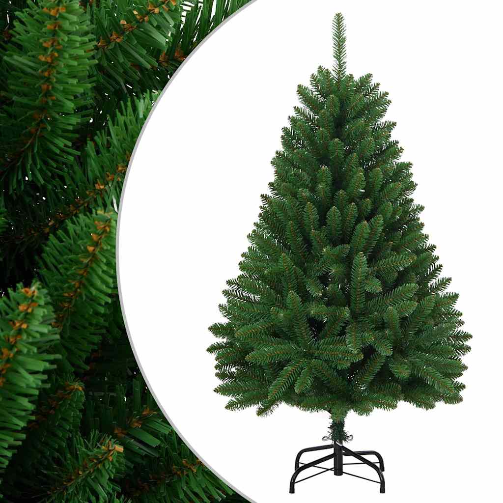 vidaXL Umelý výklopný vianočný stromček so stojanom zelený 120 cm
