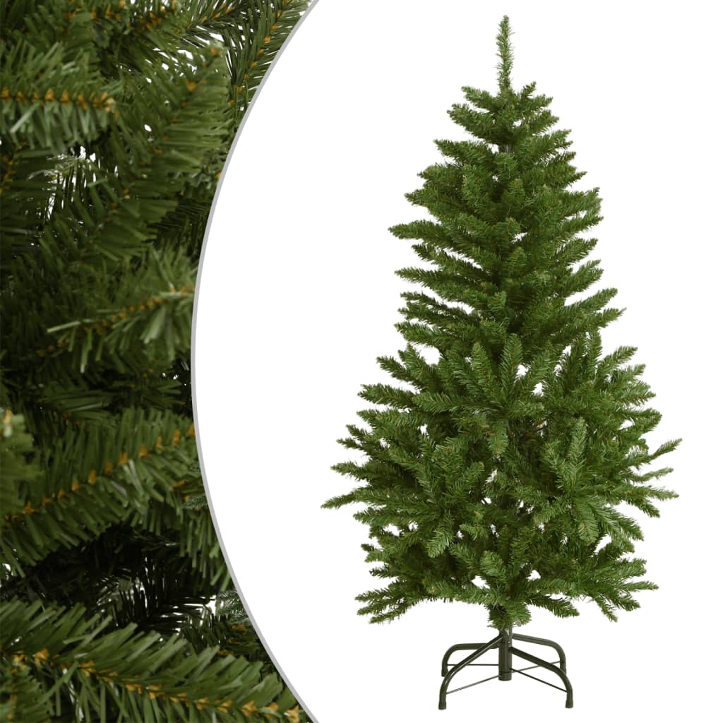 Image of vidaXL Artificial Hinged Christmas Tree with Stand Green 150 cm