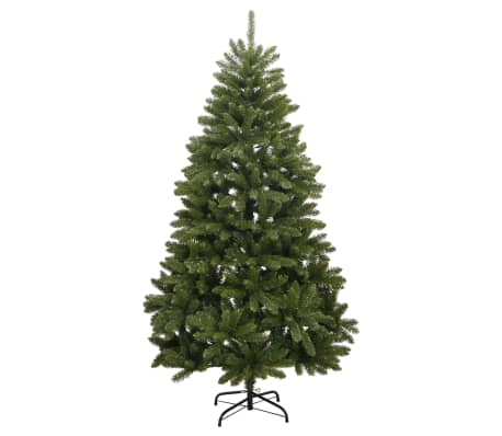 vidaXL K&uuml;nstlicher Weihnachtsbaum Klappbar mit St&auml;nder Gr&uuml;n 300 cm