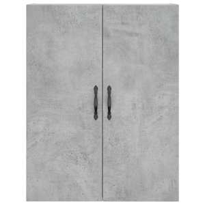Skříň highboard betonově šedá 69,5x34x180 cm kompozitní dřevo - obrázek 6