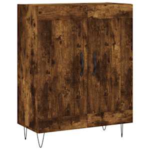 Skříň highboard kouřový dub 69,5 x 34 x 180 cm kompozitní dřevo - obrázek 7