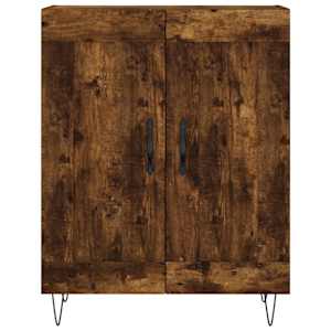Skříň highboard kouřový dub 69,5 x 34 x 180 cm kompozitní dřevo - obrázek 8