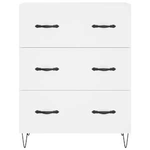 Skříň highboard bílá 69,5 x 34 x 180 cm kompozitní dřevo - obrázek 8