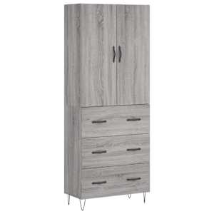 vidaXL k&otilde;rge kapp, hall Sonoma tamm, 69,5 x 34 x 180 cm, tehispuit