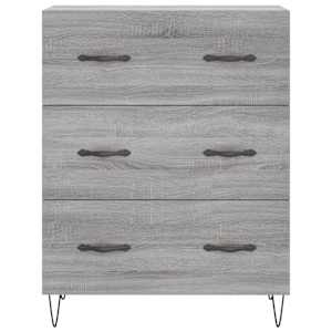 Skříň highboard šedá sonoma 69,5 x 34 x 180 cm kompozitní dřevo - obrázek 8