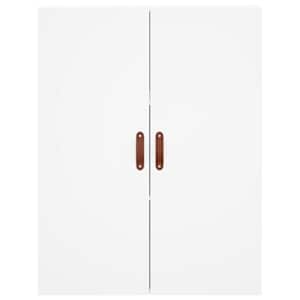 Skříň highboard bílá 69,5 x 34 x 180 cm kompozitní dřevo - obrázek 5