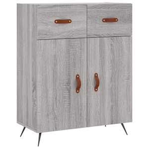 Skříň highboard šedá sonoma 69,5 x 34 x 180 cm kompozitní dřevo - obrázek 7