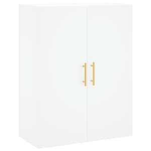 Skříň highboard bílá 69,5 x 34 x 180 cm kompozitní dřevo - obrázek 5
