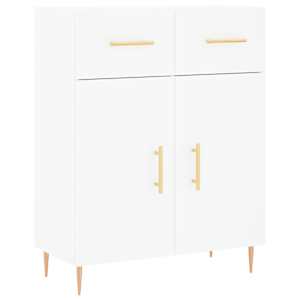 Skříň highboard bílá 69,5 x 34 x 180 cm kompozitní dřevo - obrázek 7