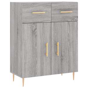 Skříň highboard šedá sonoma 69,5 x 34 x 180 cm kompozitní dřevo - obrázek 7