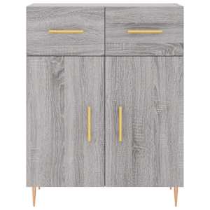 Skříň highboard šedá sonoma 69,5 x 34 x 180 cm kompozitní dřevo - obrázek 8