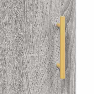 Skříň highboard šedá sonoma 69,5 x 34 x 180 cm kompozitní dřevo - obrázek 11