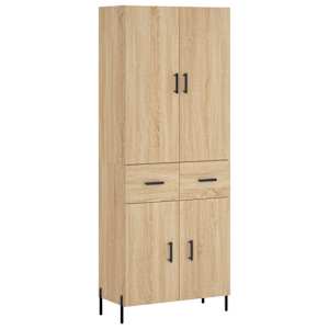 Skříň highboard dub sonoma 69,5 x 34 x 180 cm kompozitní dřevo - obrázek 2
