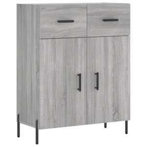 Skříň highboard šedá sonoma 69,5 x 34 x 180 cm kompozitní dřevo - obrázek 7