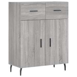 Skříň highboard šedá sonoma 69,5 x 34 x 180 cm kompozitní dřevo - obrázek 7