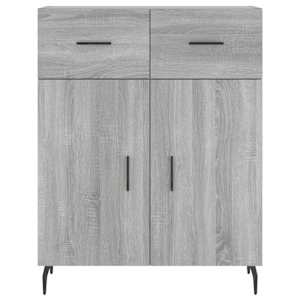 Skříň highboard šedá sonoma 69,5 x 34 x 180 cm kompozitní dřevo - obrázek 8