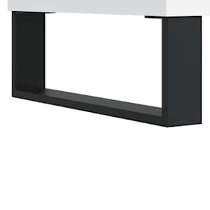 Skříň highboard bílá 69,5 x 34 x 180 cm kompozitní dřevo - obrázek 12