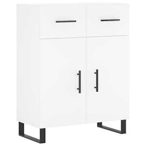 Skříň highboard bílá 69,5 x 34 x 180 cm kompozitní dřevo - obrázek 7