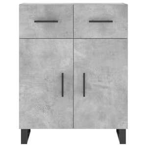 Skříň highboard betonově šedá 69,5x34x180 cm kompozitní dřevo - obrázek 8