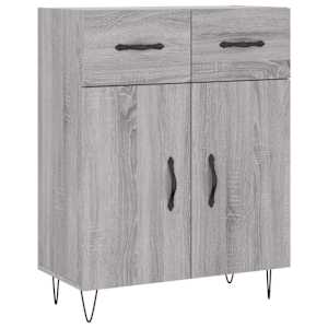 Skříň highboard šedá sonoma 69,5 x 34 x 180 cm kompozitní dřevo - obrázek 7