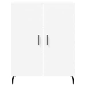 Skříň highboard bílá 69,5 x 34 x 180 cm kompozitní dřevo - obrázek 8