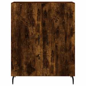 Skříň highboard kouřový dub 69,5 x 34 x 180 cm kompozitní dřevo - obrázek 8