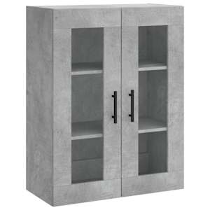 Skříň highboard betonově šedá 69,5x34x180 cm kompozitní dřevo - obrázek 5