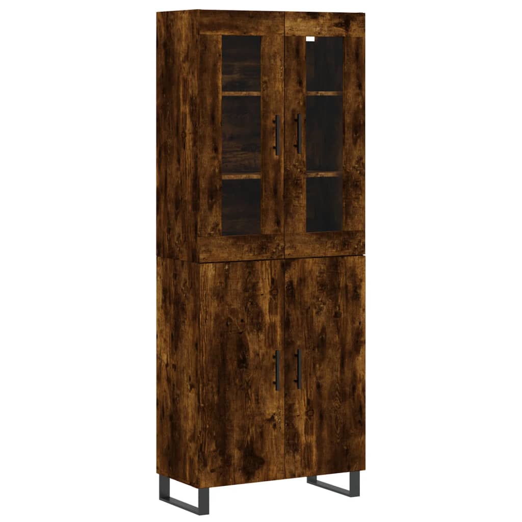 vidaXL SkĹ™Ă­Ĺ� highboard kouĹ™ovĂ˝ dub 69,5 x 34 x 180 cm kompozitnĂ­ dĹ™evo