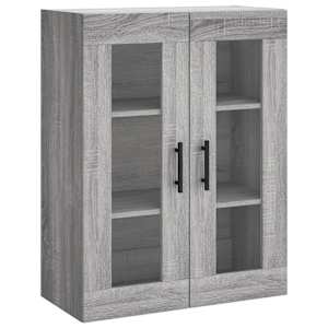 Skříň highboard šedá sonoma 69,5 x 34 x 180 cm kompozitní dřevo - obrázek 5