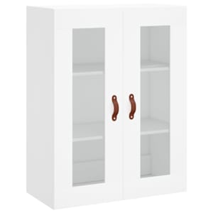 Skříň highboard bílá 69,5 x 34 x 180 cm kompozitní dřevo - obrázek 5