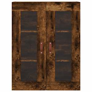 Skříň highboard kouřový dub 69,5 x 34 x 180 cm kompozitní dřevo - obrázek 6