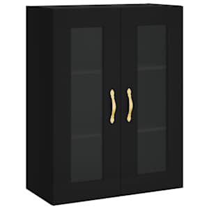 Skříň highboard černá 69,5 x 34 x 180 cm kompozitní dřevo - obrázek 5