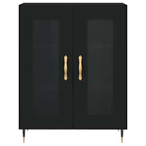 Skříň highboard černá 69,5 x 34 x 180 cm kompozitní dřevo - obrázek 8